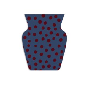 Dressy Pot a Pois Ottanio e Bordeaux – Big