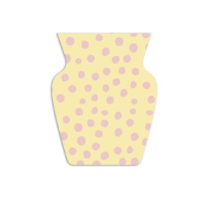Dressy Pot a Pois Giallo e Rosa – Big