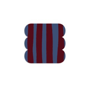 Dressy Pot a Righe Ottanio e Bordeaux – Small