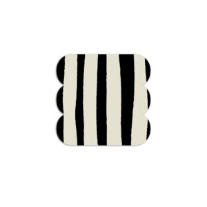 Dressy Pot a Righe Bianco e Nero – Small