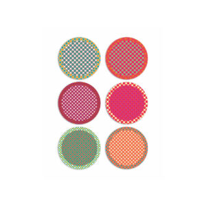 Sottobicchieri Happy Days – Set 6 pezzi