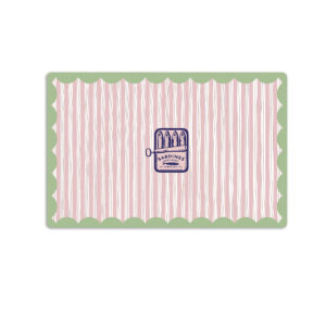 Tovaglietta Americana Estate al Mare – Sardine righe rosa