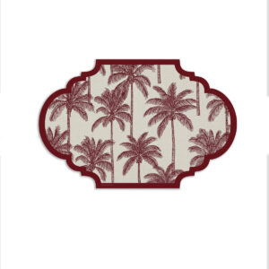 Tovaglietta Americana Palmera – Bordeaux