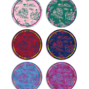 Tovagliette Tonde Toile – Set Completo