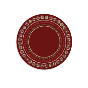 Tovaglietta Tonda Plodn – Red
