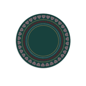 Tovaglietta Tonda Plodn – Green