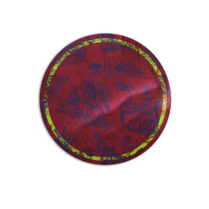 Sottopiatto Metal Toile – Bordeaux