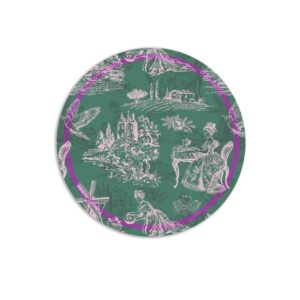 Tovaglietta Tonda Toile – Green