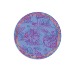 Tovaglietta Tonda Toile – Light Blue