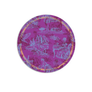 Tovaglietta Tonda Toile – Violet