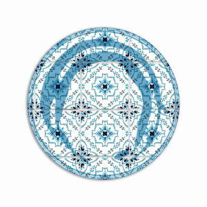 Tovaglietta Tonda Mémoire – Mykonos