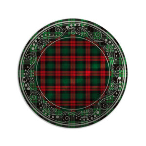 Sottopiatto Metal Christmas Rock – Red Tartan
