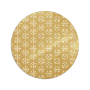 Sottopiatto Metal Golden Christmas – Snowflake