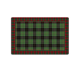 Tovaglietta Americana Christmas Rock – Green Tartan