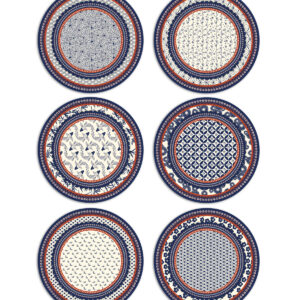 Tovagliette Tonde Japan – Set Completo